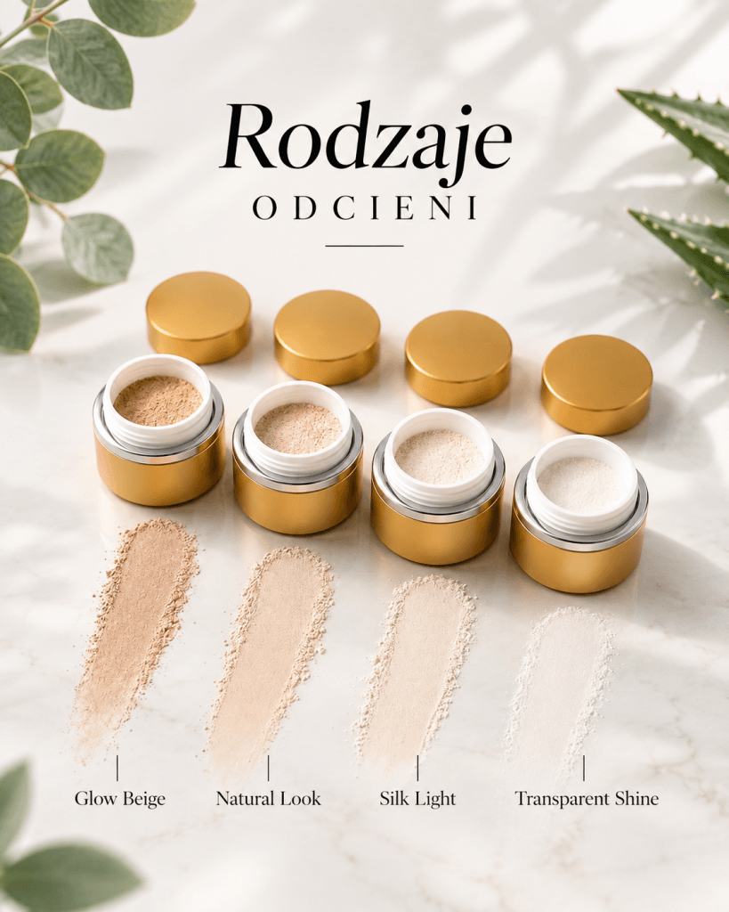 Próbka pudru mineralnego z&nbsp;aloesem 2 g – Aloe Lola | 4 odcienie
