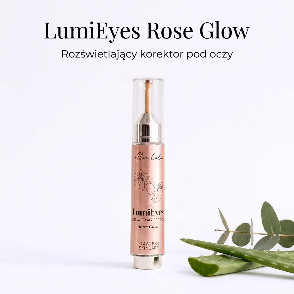 Aloe Lola LumiEyes Rose Glow, rozświetlający korektor pod oczy